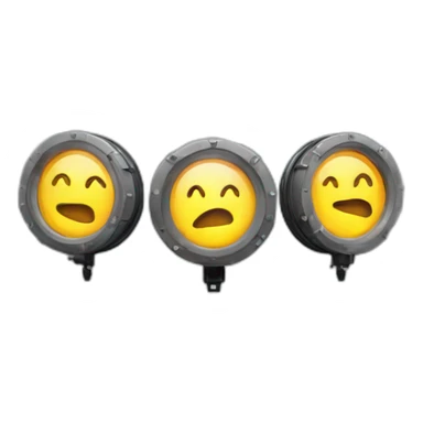 Stage lights sticker