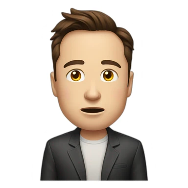elon-musk-in-tears sticker