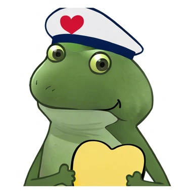 Ocean wave in 3d heart sticker