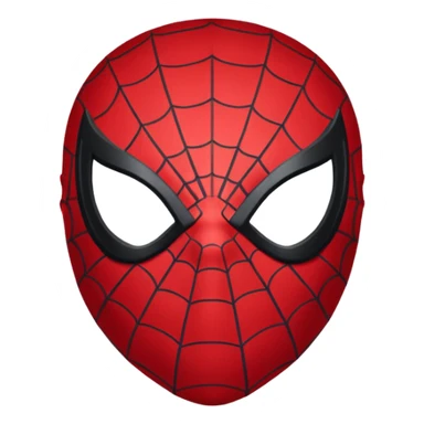 spiderman mask sticker
