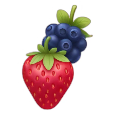 strawberry raspberry blueberry sticker
