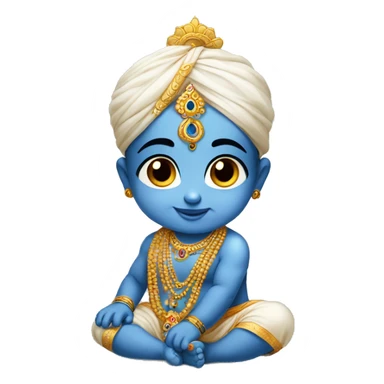 Baby krishna ji  sticker