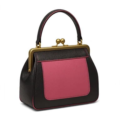 black and pink vintage pocketbook sticker