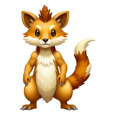  Fakémon-Bagbean-Vernid-creature (full body) sticker