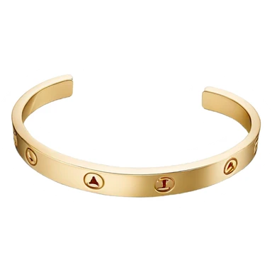 cartier love bracelet gold sticker