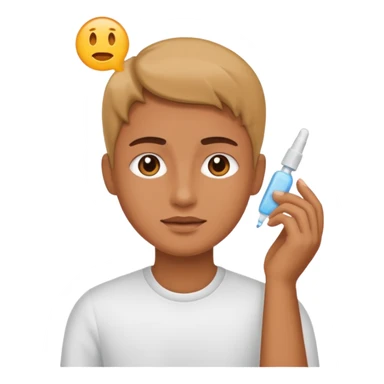 patient taking care of himself sticker