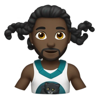 black panter sticker