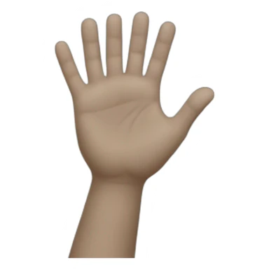 hand-wave sticker