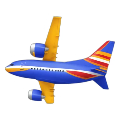 southwest airplane sticker
