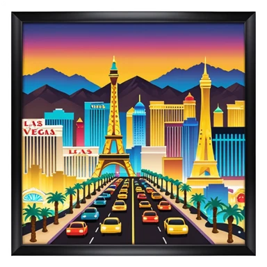 Las Vegas Strip sticker