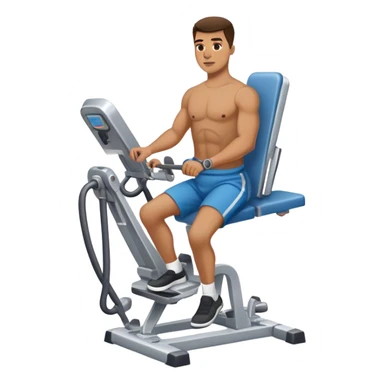 man man hip-abduction-machine sticker