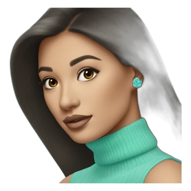 tiffany blue turtleneck sticker