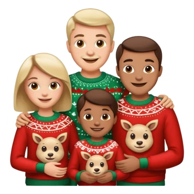 Family Christmas  sticker