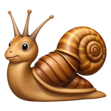 Snail with Long hair sticker