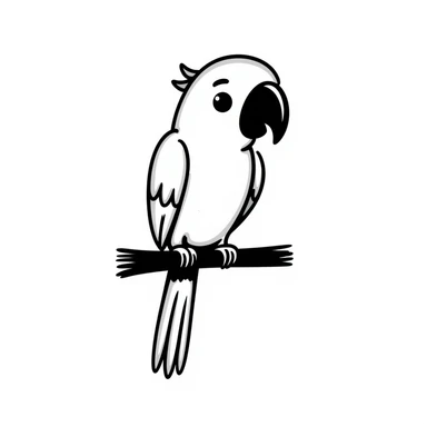 Parrot sticker