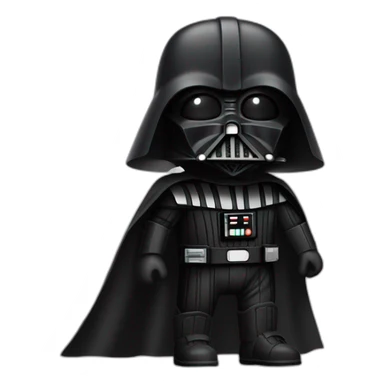 Dark Vador qui joue au foot sticker