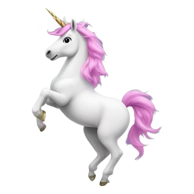 Unicorn dancing sticker