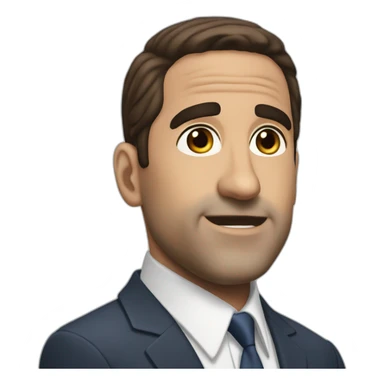 Michael Gary Scott from office tv series sticker