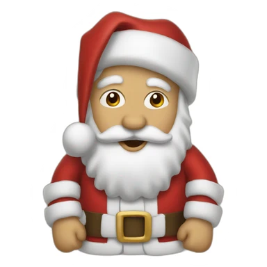 Reno santa sticker