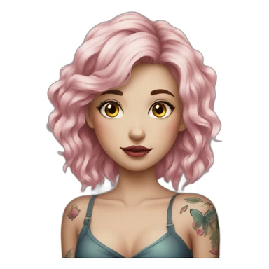 Girl-tattoo-master sticker