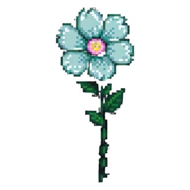 liquid flower sticker