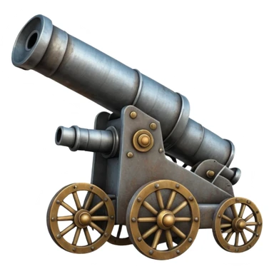 Thumbs up on a cannon breach. sticker