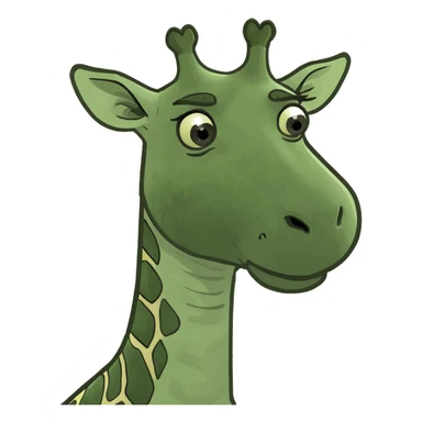 Giraffe sticker