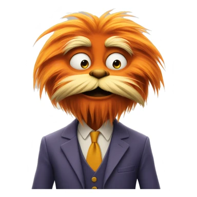 lorax with some attitude sticker