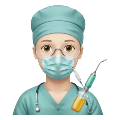 A victorian surgeon using chloroform as an anaesthetic on a patient during an operation sticker