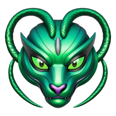 glitter green viper valorant mask sticker