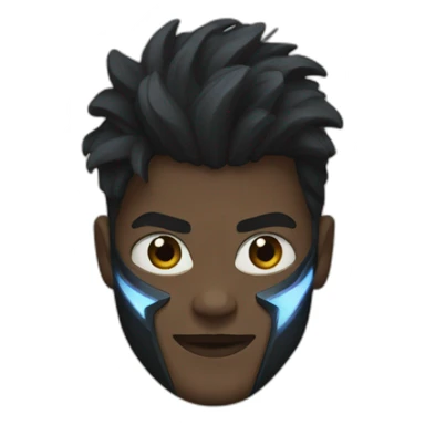 Black thunder sticker