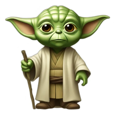Yoda  bouteille de vins sticker