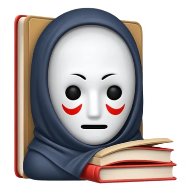 book with no face sticker
