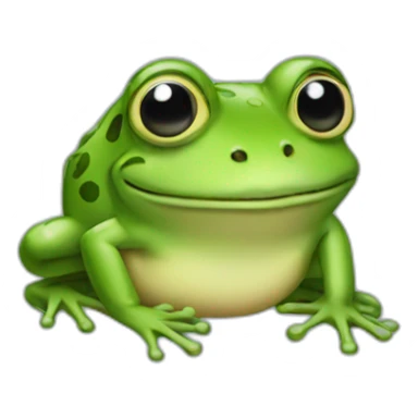 Frog music  sticker