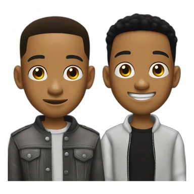 Will Smith et Jaden Smith sticker