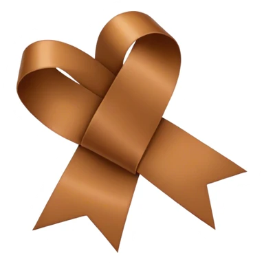 Braune Schleife  sticker