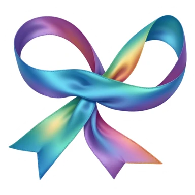Ribbon of same design in all colors sticker