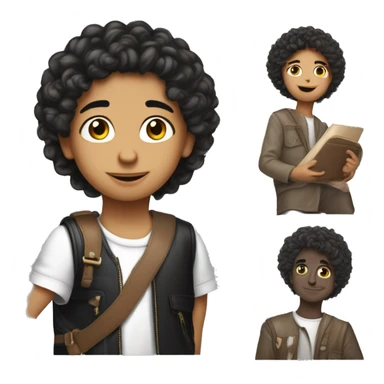 enfant arabe nommé Yasser avec un mailotmachster unites 2008 l'enfant a es cheuveux boucler il resemble a cristiano jr sticker