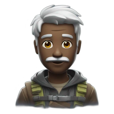 hush from fortnite sticker