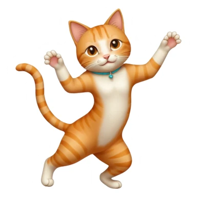 Un gato bailando sticker