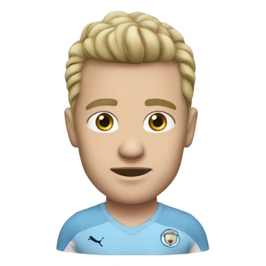 De bruynne Manchester City sticker
