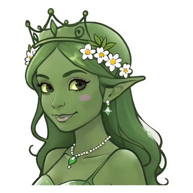 Diva elf princess sticker