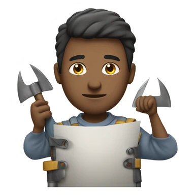 Working hard sticker