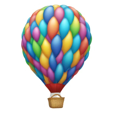 colorfull balloon sticker
