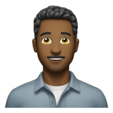 regular American man in front of his home  sticker