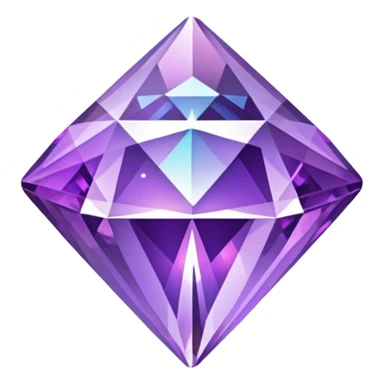 glitter purple crystal diamond sticker