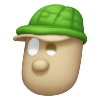 green-sauna-hat sticker