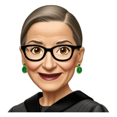 Ruth bader ginsburg two thumbs up sticker