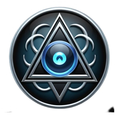 mystic dark symbol sticker