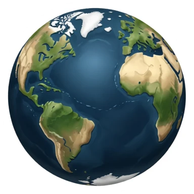 earth black white sticker